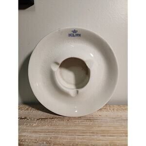 KLM Airlines Bengal Potteries 1950s Ashtray Ceramic Crazing Marked